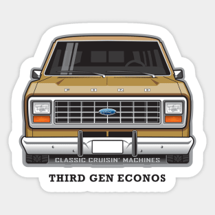 Third Gen Econos 1975 - 1991 Sticker